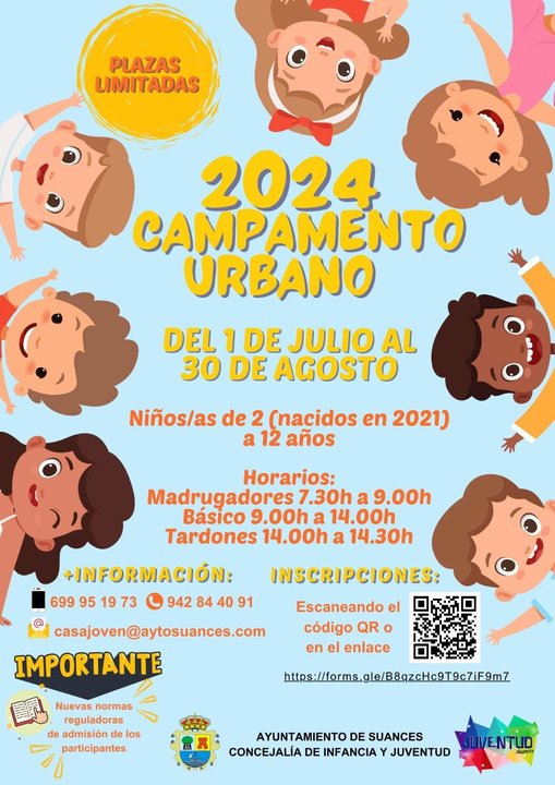 Cartel Campamento Urbano 2024