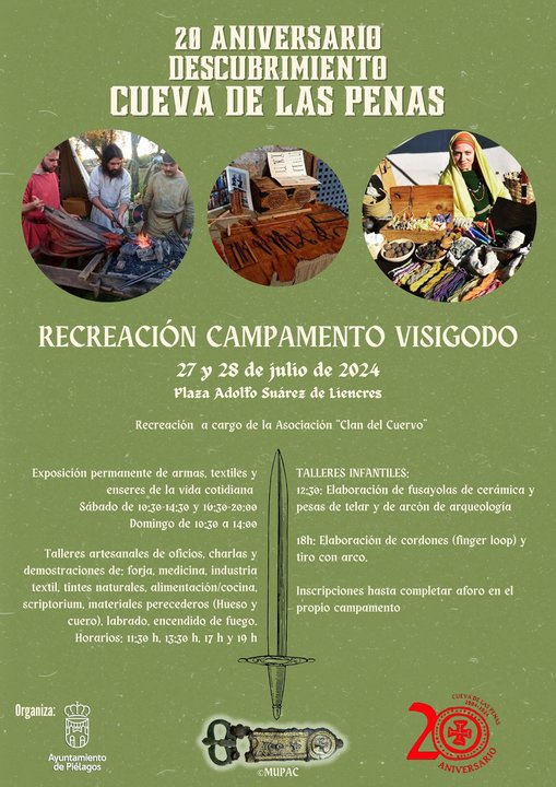 CARTEL RECREACIÓN CAMPAMENTO VISIGODO