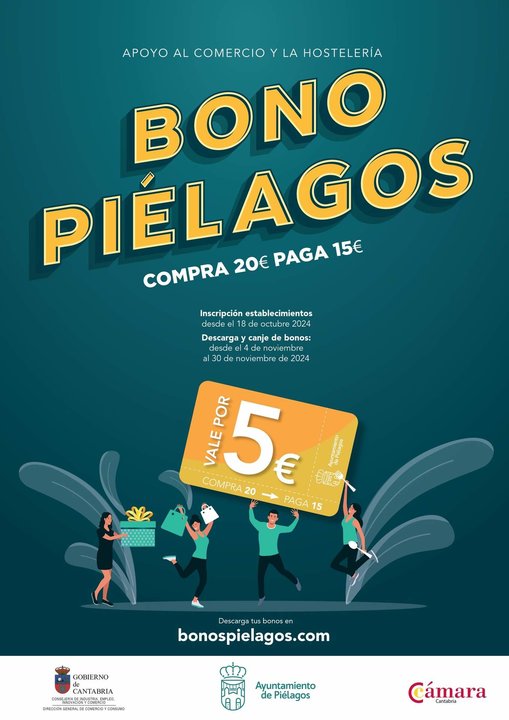 CARTEL 'BONOS DE CONSUMO' 2024 AYTO PIELAGOS