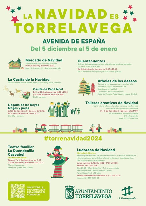 Cartel torrelave es navidad 2024 rrss