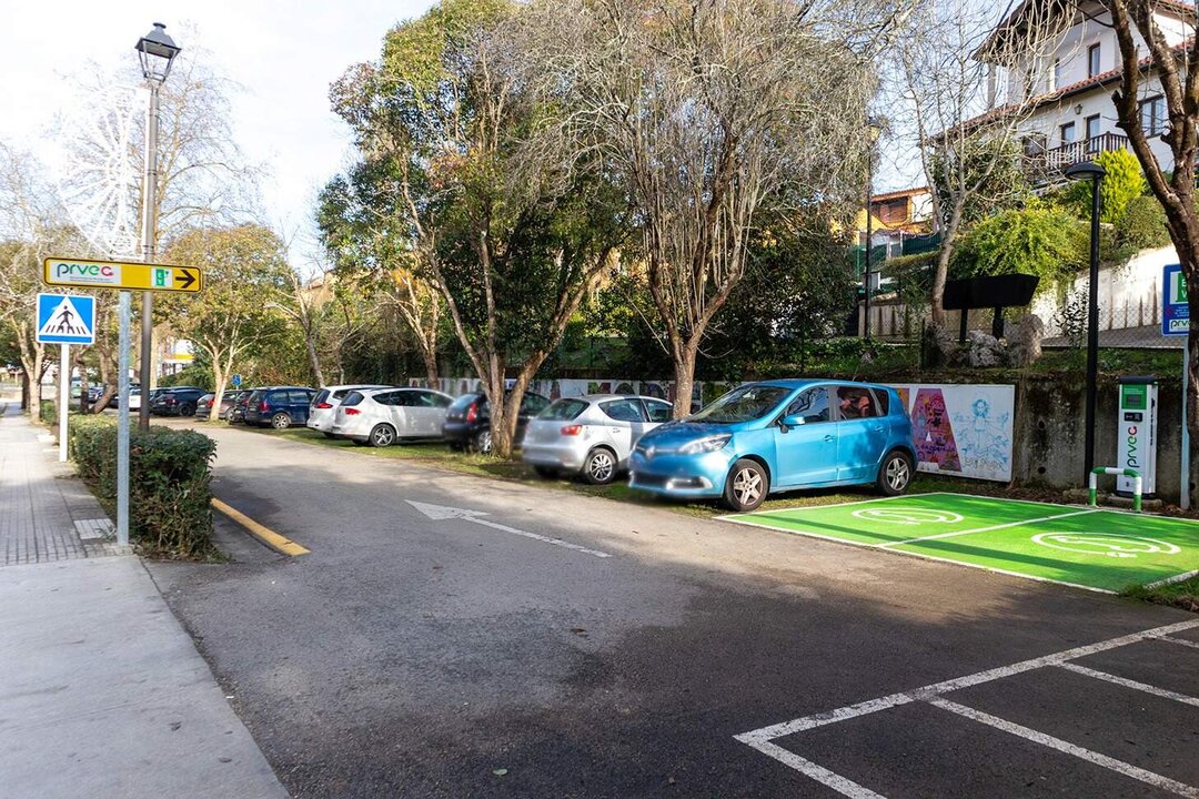 Punto de recarga coche eléctrico